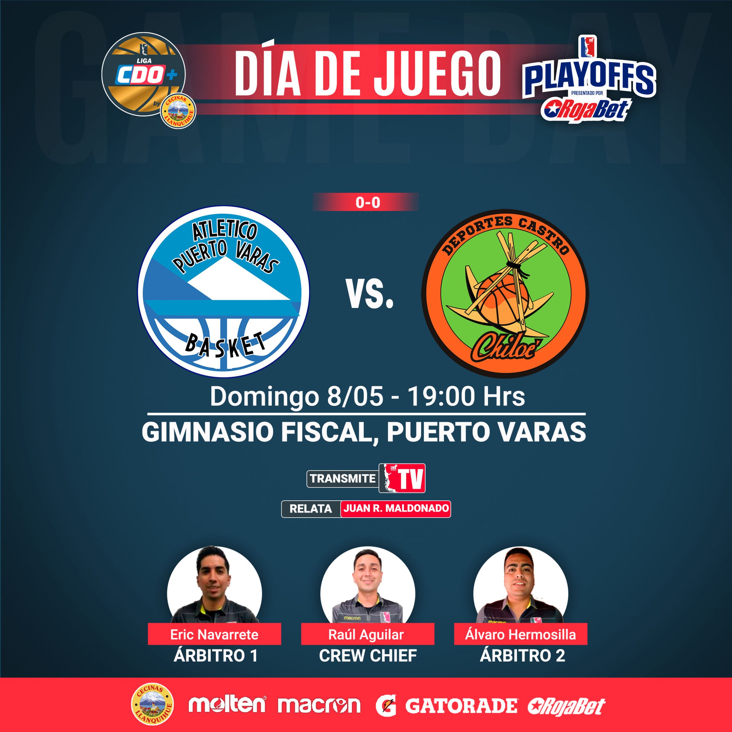 Lee más sobre el artículo DEPORTES CASTRO ENFRENTA SU PRIMER PARTIDO DE PLAY-OFFS FRENTE A ATLÉTICO PUERTO VARAS