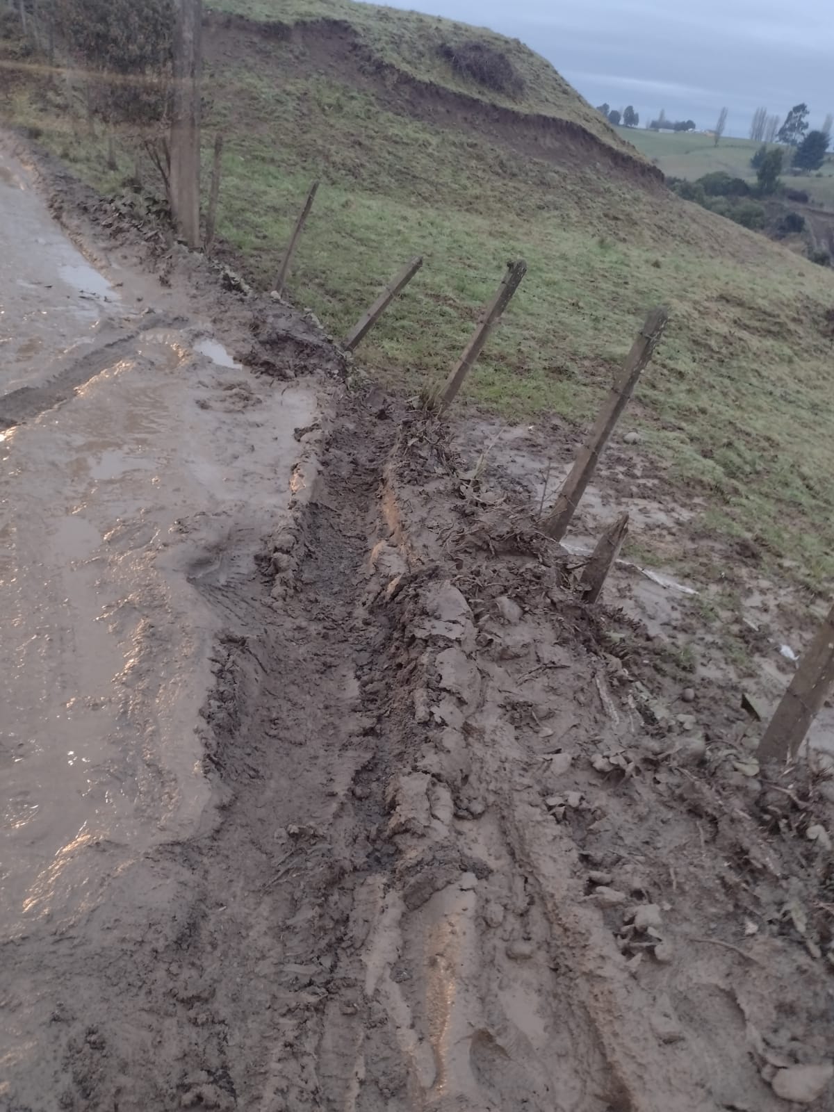 Lee más sobre el artículo INDIGNACIÓN EN CHILOÉ POR ESTADO DE CAMINOS RURALES: ALCALDE DE QUEILEN SACA MÁQUINAS MUNICIPALES A REPARAR CAMINOS QUE CORRESPONDEN A EMPRESAS GLOBALES