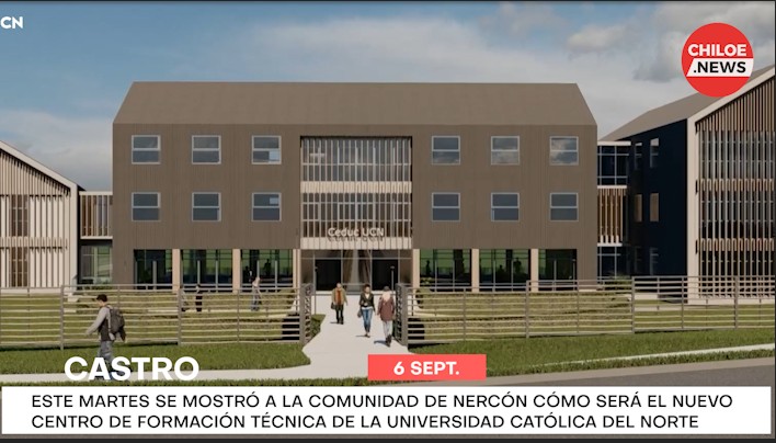 Lee más sobre el artículo Este martes se mostró a la comunidad de Nercón cómo será el nuevo Centro de Formación Técnica de la Universidad Católica del Norte