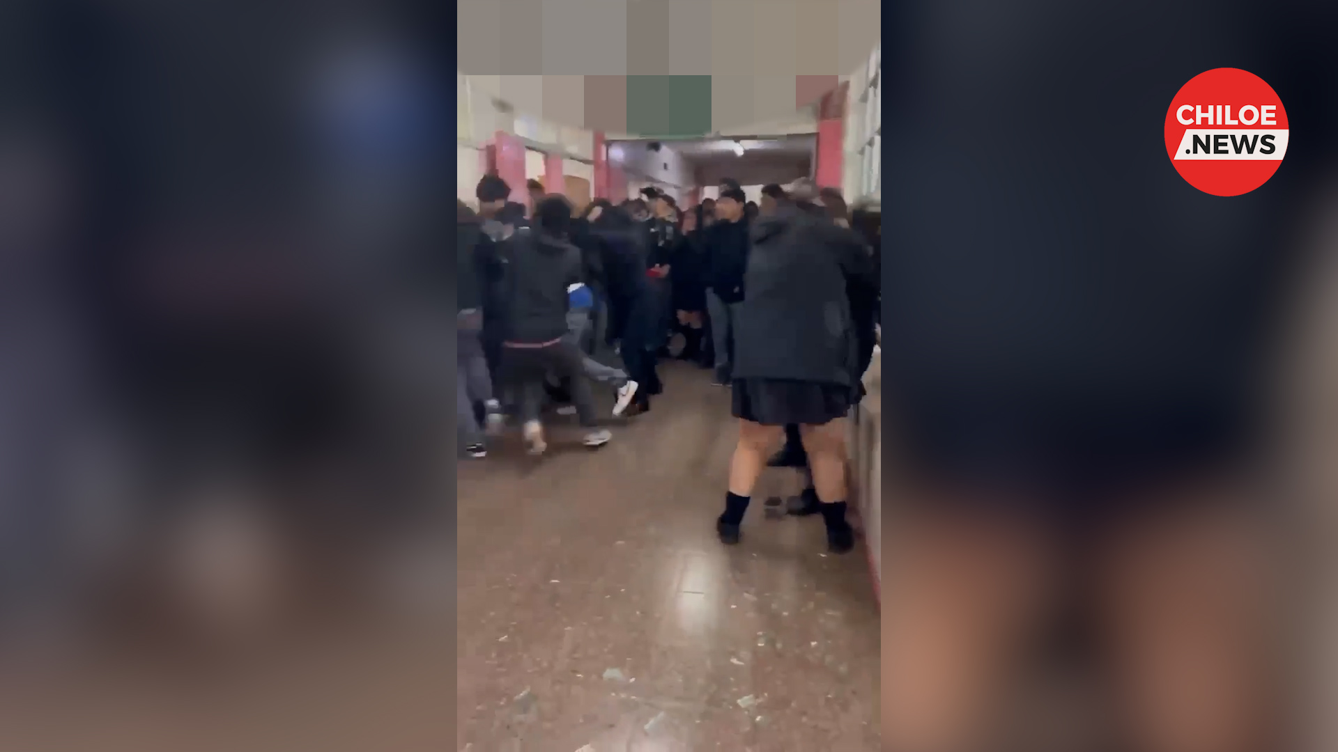 Lee más sobre el artículo Caos en el Liceo Politécnico de Castro: estudiantes protagonizan batalla campal