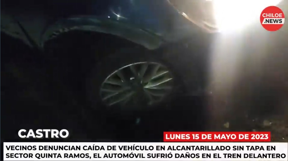 Lee más sobre el artículo Vecinos de Quinta Ramos exigen medidas urgentes tras caída de vehículo en alcantarillado sin tapa