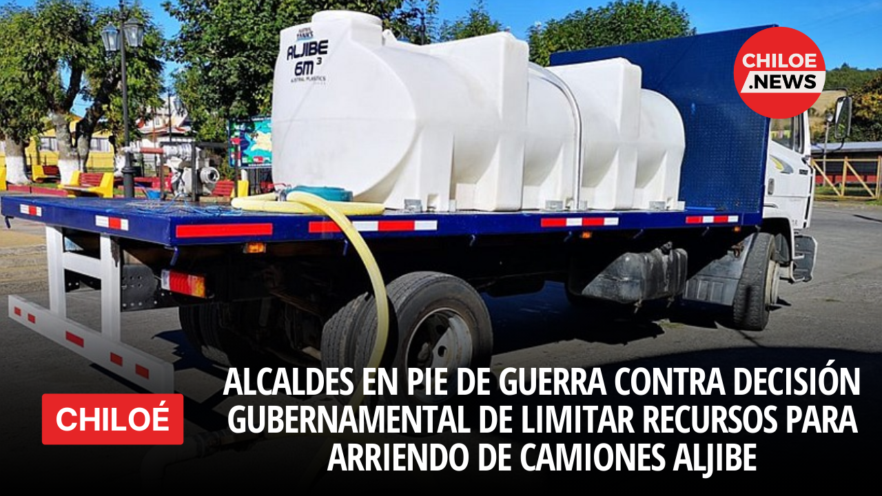 Lee más sobre el artículo Crisis Hídrica en Chiloé: Alcaldes en Pie de Guerra contra Decisión Gubernamental de Limitar Recursos