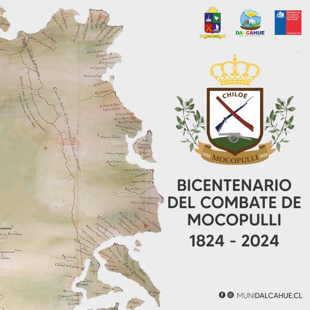Lee más sobre el artículo Municipalidad de Dalcahue presenta cronograma de actividades por el Bicentenario del Combate de Mocopulli (1824 – 2024)