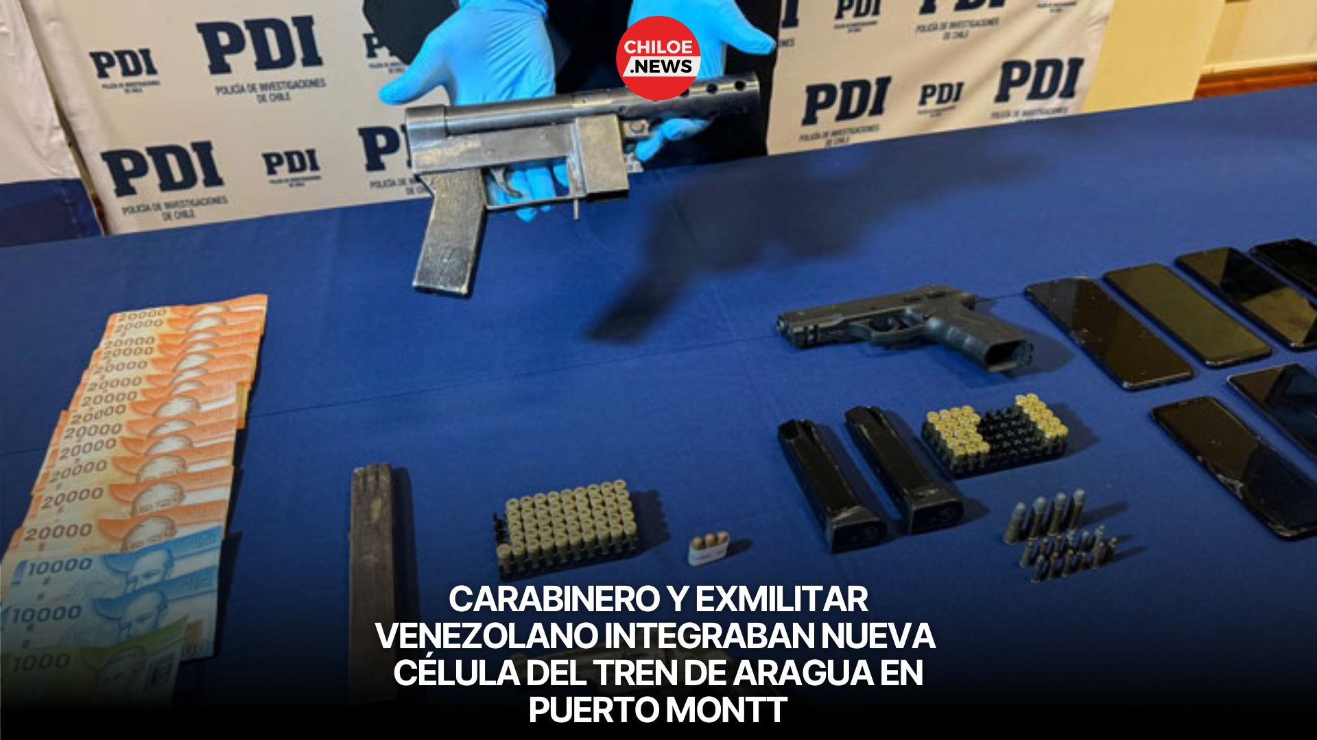 Lee más sobre el artículo Carabinero y exmilitar venezolano integraban nueva célula del Tren de Aragua en Puerto Montt