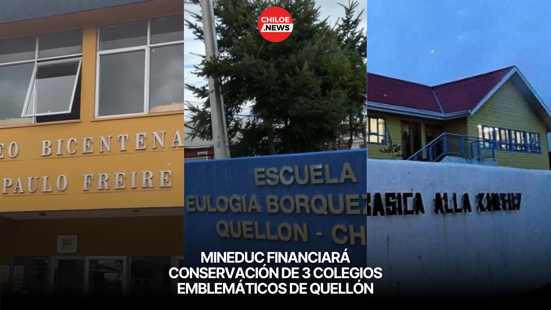 Lee más sobre el artículo MINEDUC invertirá $1.200 millones en la conservación de 3 colegios en Quellón.