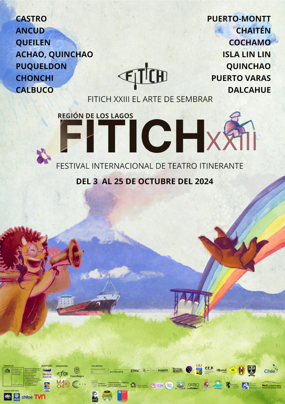 Lee más sobre el artículo XXIII FITICH 2024: el arte que recorre Chiloé y más allá