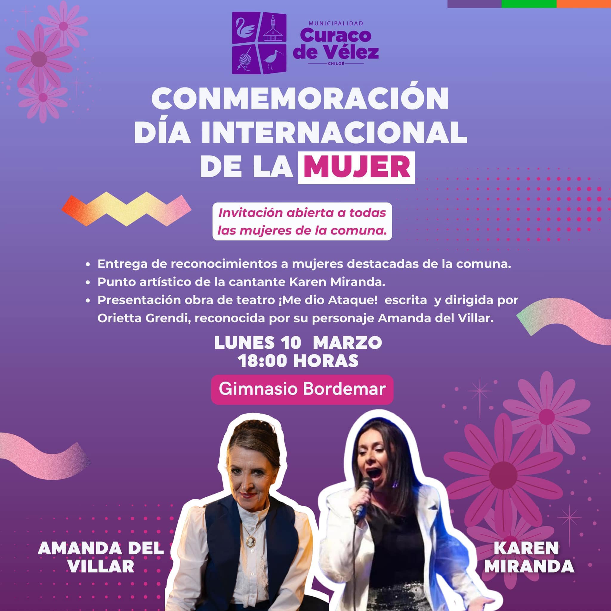 Lee más sobre el artículo Curaco de Vélez Conmemorará el Día Internacional de la Mujer con Acto Central el 10 de Marzo