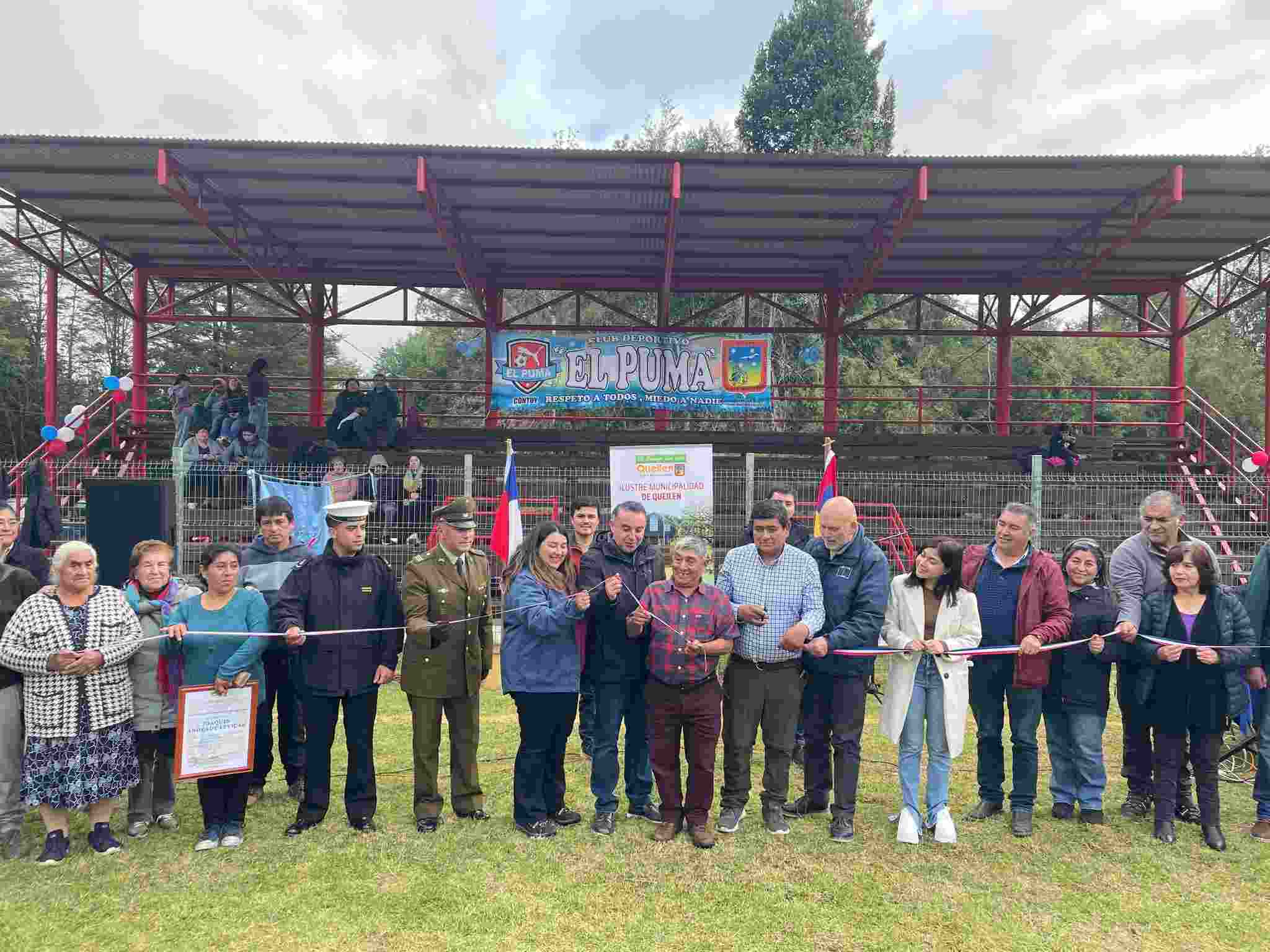 Lee más sobre el artículo Inauguran nuevas galerías del Club Deportivo PUMAS en Contuy Alto