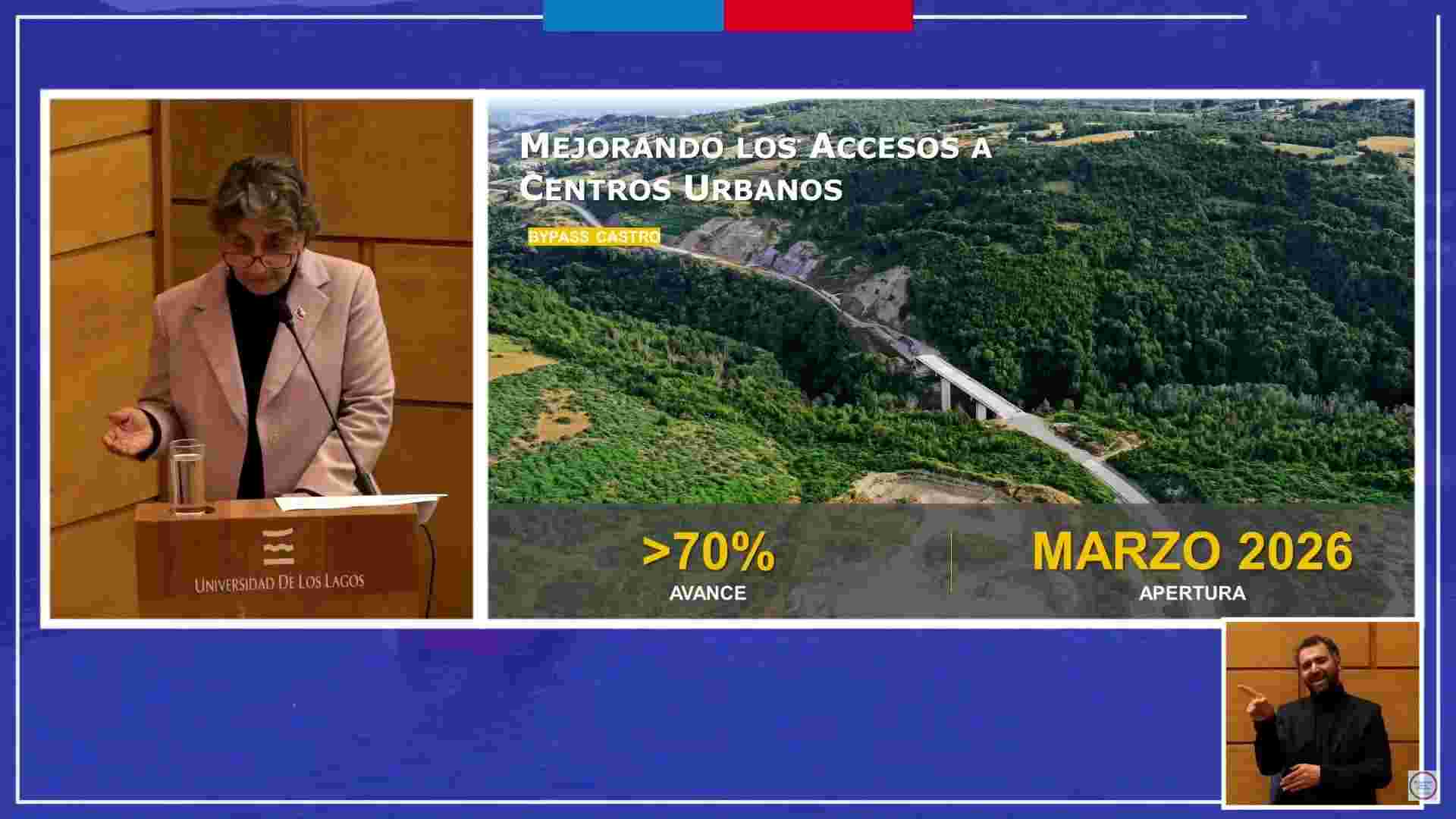 Lee más sobre el artículo Ministra de Obras Públicas anuncia adelanto en la entrega del Bypass de Castro para marzo de 2026