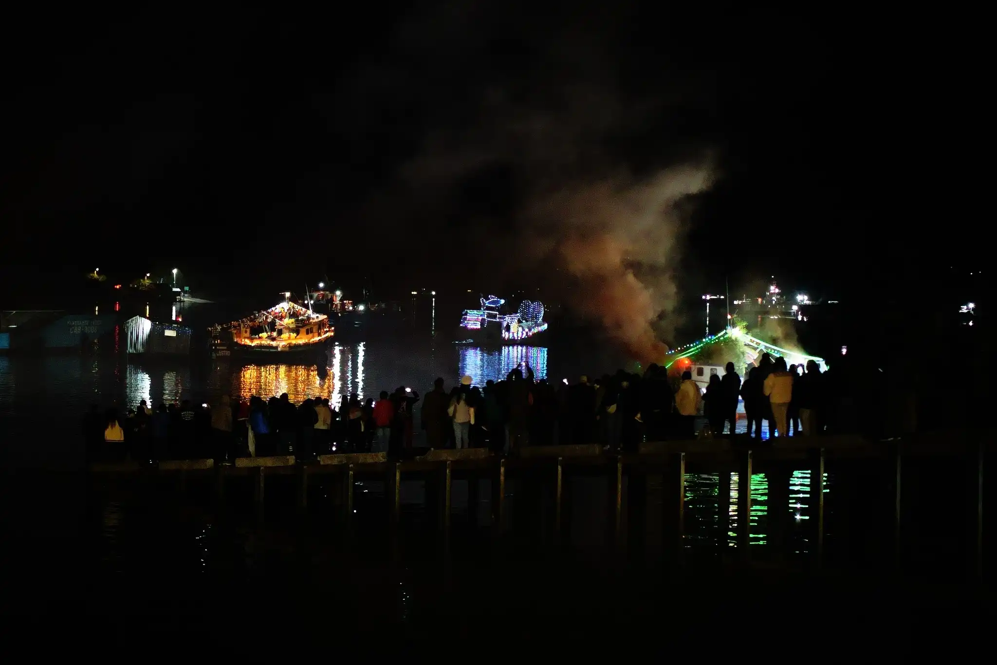 Lee más sobre el artículo Dalcahue vivió la magia de la Noche de las Dalcas