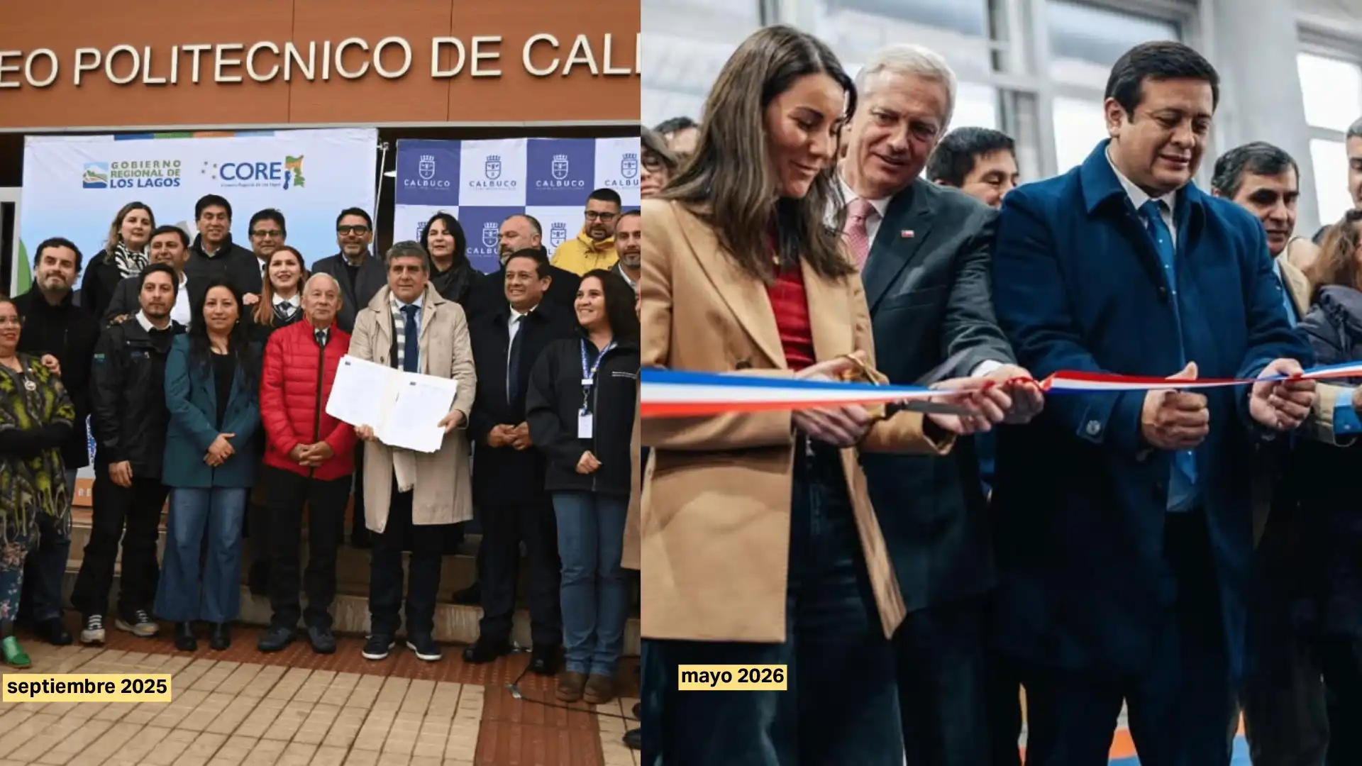 Lee más sobre el artículo Cuestionan nueva ceremonia de inauguración en Liceo Politécnico de Calbuco tras entrega de obras en 2025