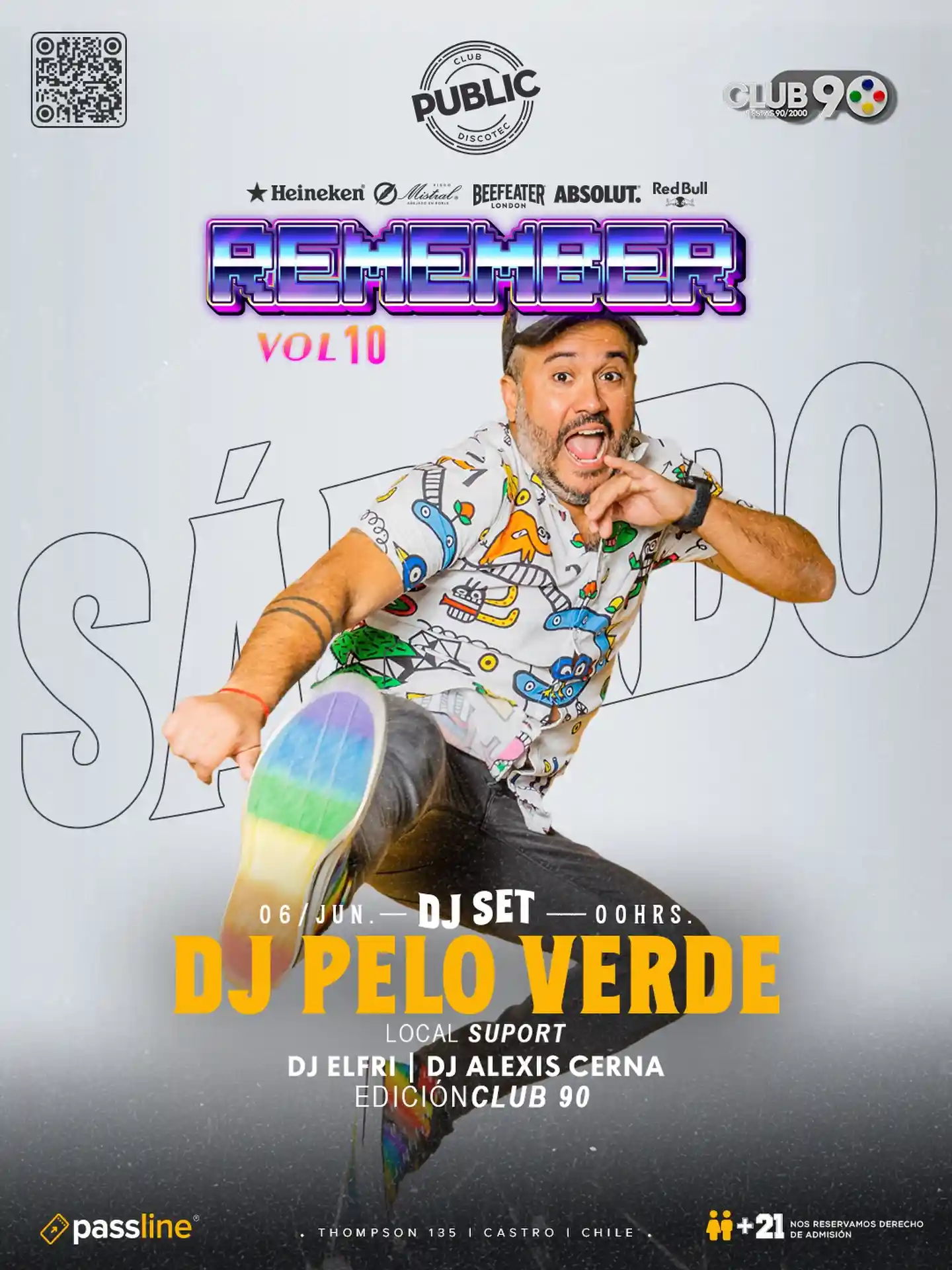 Lee más sobre el artículo Vuelve la principal fiesta retro del sur de Chile: Remember vol 10 con Víctor Aranda en los controles de Club Public